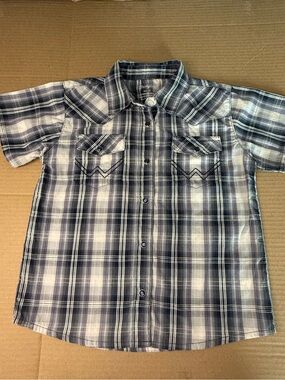 Wrangler‎ Boys Western shirt with Pearl snaps short sleeved 4T